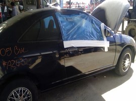 2005 HONDA CIVIC, BLACK, DX MODEL, 1.7L, AT,    A26322
